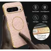 Phonesta Luxury Carbon Fiber Back Cover Hülle mit MagSafe für Google Pixel 9 Pro XL - Rosa 7