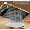 Phonesta Luxury Carbon Fiber Back Cover Hülle mit MagSafe für Google Pixel 9 Pro XL - Schwarz 6