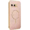 Phonesta Luxury Carbon Fiber Back Cover Hülle mit MagSafe für Google Pixel 9a - Rosa