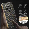 Phonesta Luxury Carbon Fiber Back Cover Hülle mit MagSafe für Xiaomi Redmi 14C / Xiaomi Poco C75 - Schwarz 6