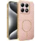 Phonesta Luxury Carbon Fiber Back Cover Hülle mit MagSafe für Xiaomi 15T - Rosa