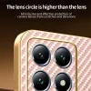 Phonesta Luxury Carbon Fiber Back Cover Hülle mit MagSafe für Xiaomi 15T - Rosa 4