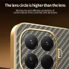 Phonesta Luxury Carbon Fiber Back Cover Hülle mit MagSafe für Xiaomi 15T Pro - Braun 4
