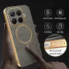 Phonesta Luxury Carbon Fiber Back Cover Hülle mit MagSafe für Xiaomi 15T Pro - Braun 6