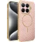 Phonesta Luxury Carbon Fiber Back Cover Hülle mit MagSafe für Xiaomi 15T Pro - Rosa