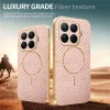 Phonesta Luxury Carbon Fiber Back Cover Hülle mit MagSafe für Xiaomi 15T Pro - Rosa 3