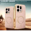 Phonesta Luxury Carbon Fiber Back Cover Hülle mit MagSafe für Oppo Find X9 - Rosa 3