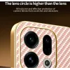Phonesta Luxury Carbon Fiber Back Cover Hülle mit MagSafe für Oppo Find X9 - Rosa 5