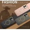 Phonesta Luxury Carbon Fiber Back Cover Hülle mit MagSafe für Oppo A6 Pro - Braun 4