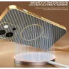 Phonesta Luxury Carbon Fiber Back Cover Hülle mit MagSafe für Oppo A6 Pro - Braun 6