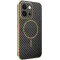 Phonesta Luxury Carbon Fiber Back Cover Hülle mit MagSafe für Oppo A6 Pro - Schwarz