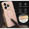 Phonesta Luxury Carbon Fiber Back Cover Hülle mit MagSafe für HONOR X5c Plus - Rosa 6