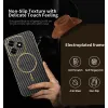 Phonesta Luxury Carbon Fiber Back Cover Hülle mit MagSafe für HONOR X5c Plus - Schwarz 2