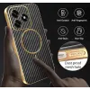 Phonesta Luxury Carbon Fiber Back Cover Hülle mit MagSafe für HONOR X5c Plus - Schwarz 6