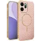 Phonesta Luxury Carbon Fiber Back Cover Hülle mit MagSafe für Oppo Reno14 F/FS - Rosa