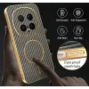 Phonesta Luxury Carbon Fiber Back Cover Hülle mit MagSafe für HONOR Magic8 Pro - Braun 7