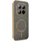 Phonesta Luxury Carbon Fiber Back Cover Hülle mit MagSafe für Xiaomi Redmi Note 15 Pro 5G - Braun