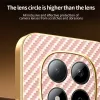 Phonesta Luxury Carbon Fiber Back Cover Hülle mit MagSafe für Xiaomi Redmi Note 15 Pro 5G - Rosa 5