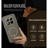 Phonesta Luxury Carbon Fiber Back Cover Hülle mit MagSafe für Xiaomi Redmi Note 15 Pro Plus / Xiaomi Poco M8 Pro - Braun 2