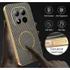 Phonesta Luxury Carbon Fiber Back Cover Hülle mit MagSafe für Xiaomi Redmi Note 15 Pro Plus / Xiaomi Poco M8 Pro - Braun 7