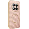 Phonesta Luxury Carbon Fiber Back Cover Hülle mit MagSafe für Xiaomi Redmi Note 15 Pro Plus / Xiaomi Poco M8 Pro - Rosa 0