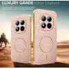 Phonesta Luxury Carbon Fiber Back Cover Hülle mit MagSafe für Xiaomi Redmi Note 15 Pro Plus / Xiaomi Poco M8 Pro - Rosa 3