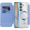 Phonesta Luxury Crystal Book Wallet Klapphülle mit MagSafe für Samsung Galaxy S24 FE - Hellblau 2