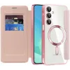 Phonesta Luxury Crystal Book Wallet Klapphülle mit MagSafe für Samsung Galaxy A16 - Rosa 2