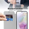 Phonesta Luxury Crystal Book Wallet Klapphülle mit MagSafe für Samsung Galaxy A36/A56 - Silber 5