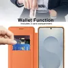 Phonesta Luxury Crystal Book Wallet Klapphülle mit MagSafe für Samsung Galaxy S26 - Orange 2
