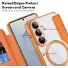 Phonesta Luxury Crystal Book Wallet Klapphülle mit MagSafe für Samsung Galaxy S26 - Orange 6