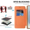 Phonesta Luxury Crystal Book Wallet Klapphülle mit MagSafe für Samsung Galaxy S26 Plus - Orange 4