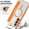 Phonesta Luxury Crystal Book Wallet Klapphülle mit MagSafe für Samsung Galaxy S26 Plus - Orange 5