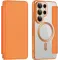 Phonesta Luxury Crystal Book Wallet Klapphülle mit MagSafe für Samsung Galaxy S26 Ultra - Orange