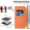 Phonesta Luxury Crystal Book Wallet Klapphülle mit MagSafe für Samsung Galaxy S26 Ultra - Orange 4