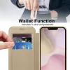 Phonesta Luxury Crystal Puffed Book Wallet Klapphülle mit MagSafe für Apple iPhone 17e/16e - Desert Gold 3