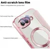 Phonesta Luxury Crystal Puffed Book Wallet Klapphülle mit MagSafe für Google Pixel 9a - Rosa 8