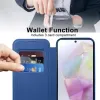 Phonesta Luxury Crystal Puffed Book Wallet Klapphülle mit MagSafe für Samsung Galaxy A36/A56 - Dunkelblau 5