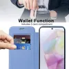 Phonesta Luxury Crystal Puffed Book Wallet Klapphülle mit MagSafe für Samsung Galaxy A36/A56 - Hellblau 5