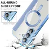 Phonesta Luxury Crystal Puffed Book Wallet Klapphülle mit MagSafe für Samsung Galaxy A36/A56 - Hellblau 7