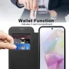 Phonesta Luxury Crystal Puffed Book Wallet Klapphülle mit MagSafe für Samsung Galaxy A36/A56 - Schwarz 5