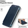 Phonesta Luxury Leder Book Wallet Klapphülle mit MagSafe für Samsung Galaxy S25 Edge - Dunkelblau 5