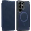 Phonesta Luxury Leder Book Wallet Klapphülle mit MagSafe für Samsung Galaxy S25 Ultra - Dunkelblau