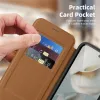 Phonesta Luxury Leder Book Wallet Klapphülle mit MagSafe für Google Pixel 9a - Hellbraun 4
