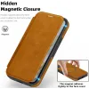 Phonesta Luxury Leder Book Wallet Klapphülle mit MagSafe für Google Pixel 9a - Hellbraun 5