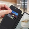 Phonesta Luxury Leder Book Wallet Klapphülle mit MagSafe für Google Pixel 9a - Schwarz 4