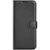 Phonesta Litchi Skin Book Wallet Klapphülle für Oppo Reno13 Pro - Schwarz 6