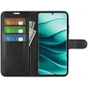 Phonesta Litchi Skin Book Wallet Klapphülle für Xiaomi Redmi Note 14 Pro Plus - Schwarz 4