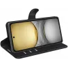 Phonesta Litchi Skin Book Wallet Klapphülle für Realme C75 - Schwarz 5