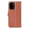 Phonesta Litchi Skin Book Wallet Klapphülle für OnePlus 15R - Braun 2